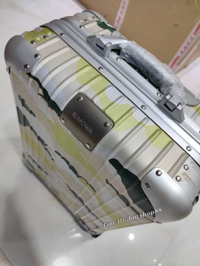 RIMOWA/日默瓦original cabin21寸迷彩登機箱行李箱拉杆箱 gdx1042